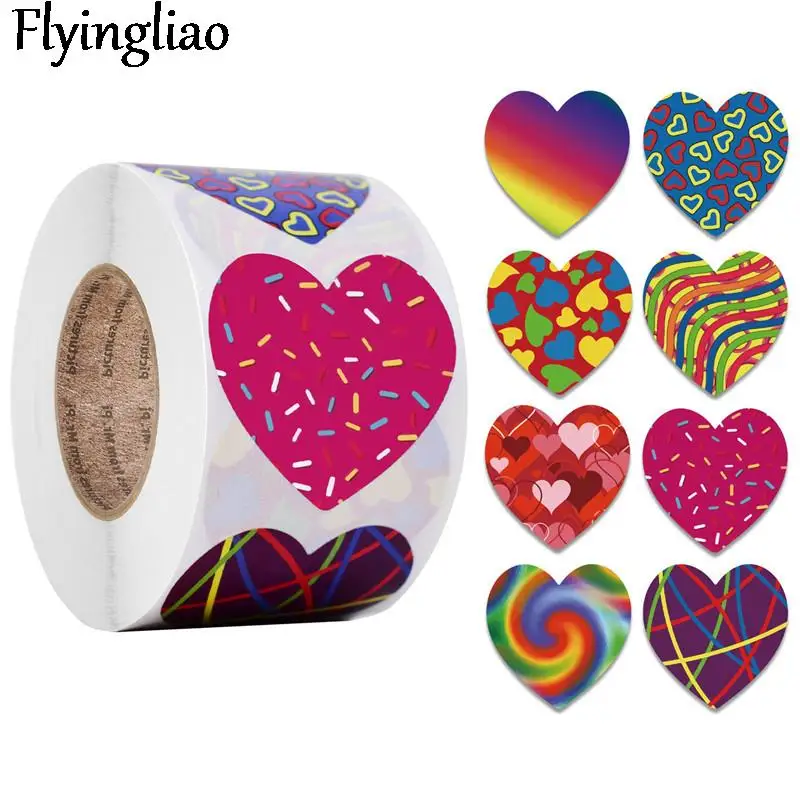 

100-500pcs Love Valentine's Day Scrapbooking Stickers Packs Waterproof Skateboard Luggage Motorcycle Guitar Graffiti