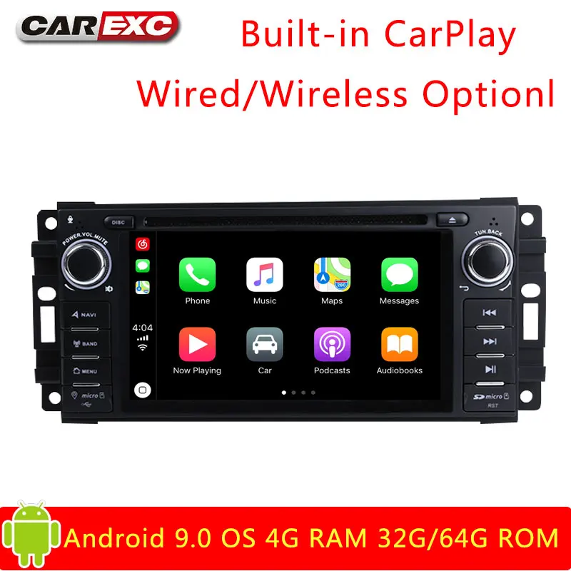 Android 9 0 Восьмиядерный автомобильный DVD плеер стерео система для JEEP Wrangler Компас