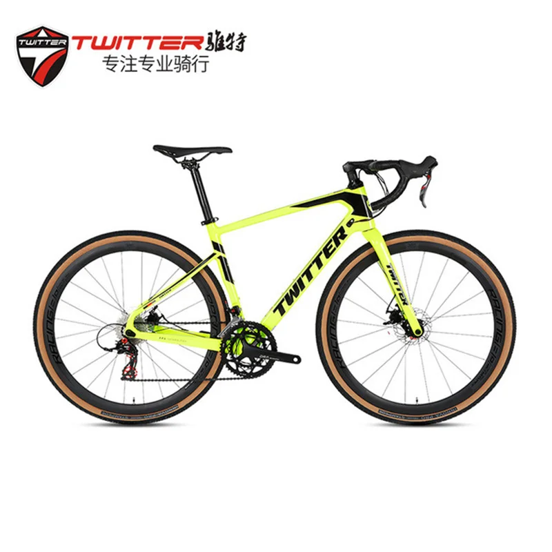 

TWITTER bicycle GRAVEL RS-22S Carbon fiber road disc hydraulic brake ultralight professional off-road competition design bicycle