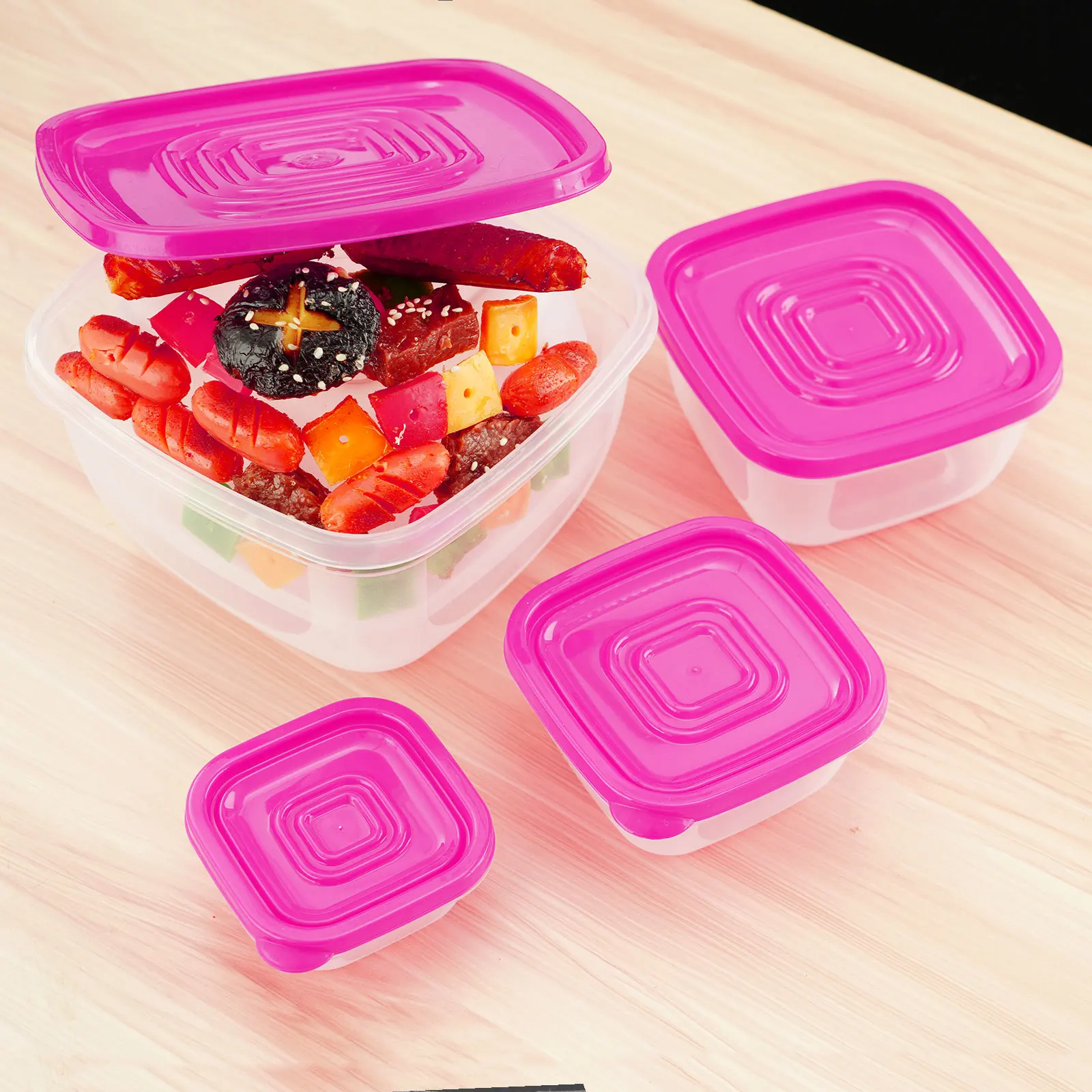 5 шт. сохраняющий свежесть бенто ланч бокс Пластик Еда контейнер холодильник