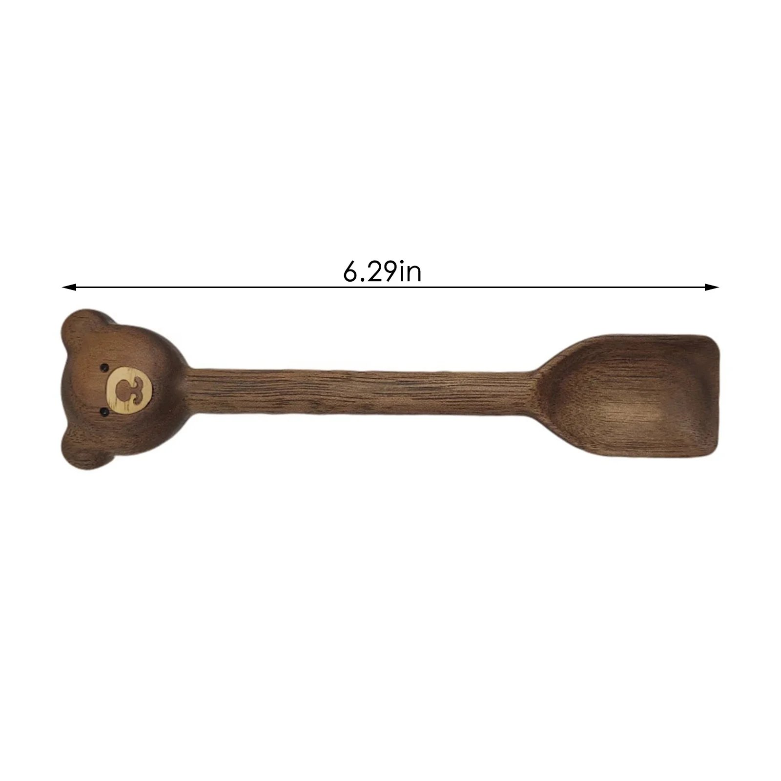 Медведь Мини столовые приборы деревянные ложки посуда из орехового дерева