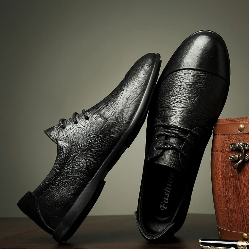 

Zapatos Casuales Casual Leather Man Shoe Shoes Men Mens Sneakers Zapatos Hombre 2020 Causal For Informales De Fashion Black