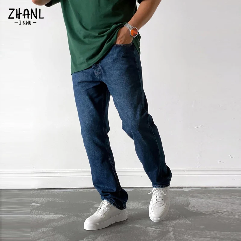 4 Style Casual Men's Classic Denim Trousers Men Jeans Pants Simple Design Daily High Quality Cozy All-match Straight Pants New