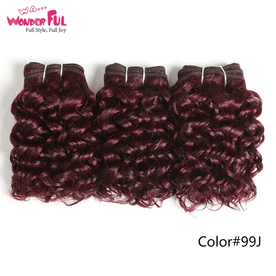 Remy кудрявые человеческие волосы двойной нарисованный светлый цвет 27 #30 #33 # 99J
