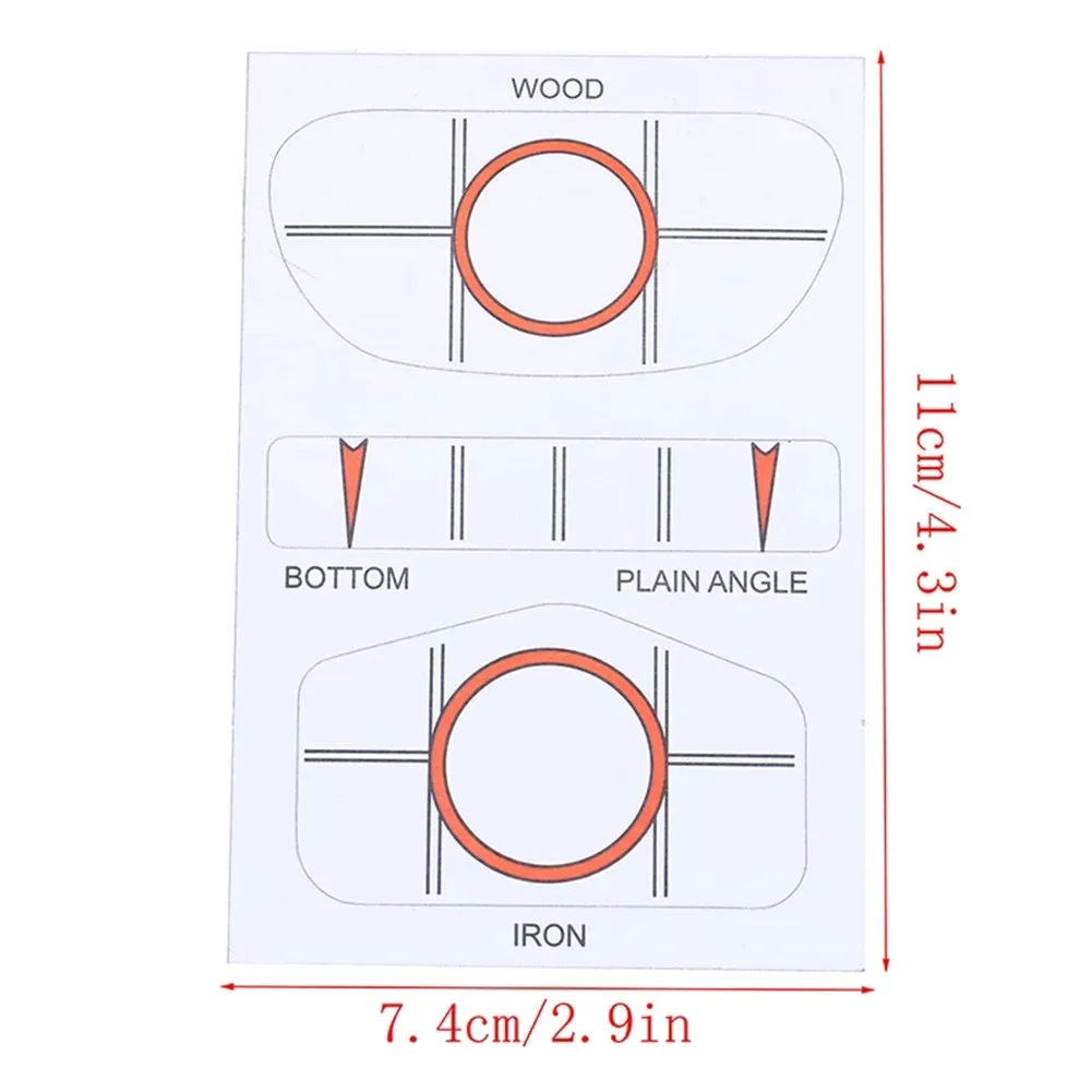 

1 Box Label Club Doel Driver Golf Impact Iron Label Parts Sticker Tape