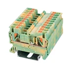 ST2-2.5JD Din Rail терминальный блок Первый пуш-ап весной безвинтовое 10 шт. PT2.5 PE сделано клеммной колодки