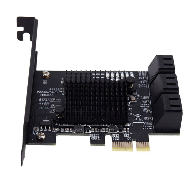 Плата расширения для Marvell 88Se9215 6 портов Sata 3 0 на Pcie | Компьютеры и офис