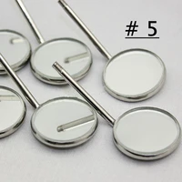 50pcs dental mouth mirror reflector dentist equipment dental orthodontic stainless steel mouth mirrors dentist instrument