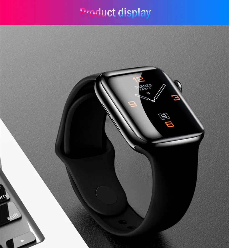 15D изогнутая Гидрогелевая пленка для Apple Watch 38 мм 40 мм 42 мм 44 мм Защитная пленка для часов 38 40 42 44 мм без стекла
