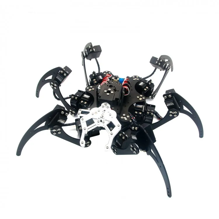 

20DOF Aluminium Hexapod Robotic Spider Six Legs Robot Frame Kit (fully compatible with Arduino)