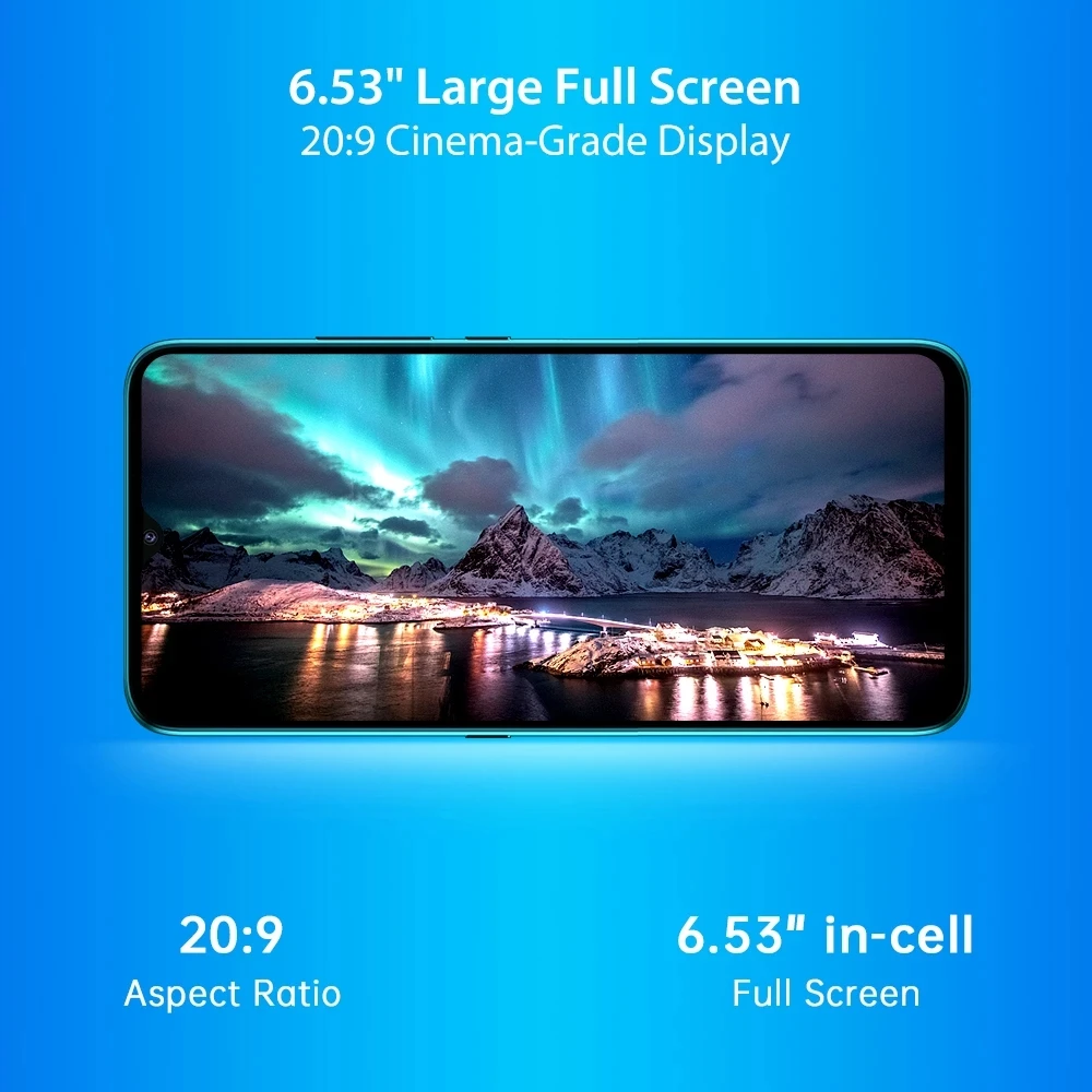 Смартфон UMIDIGI A7S 2 + 32 ГБ 4150 мА ч экран 6 53 дюйма Android 10 4G | Мобильные телефоны и