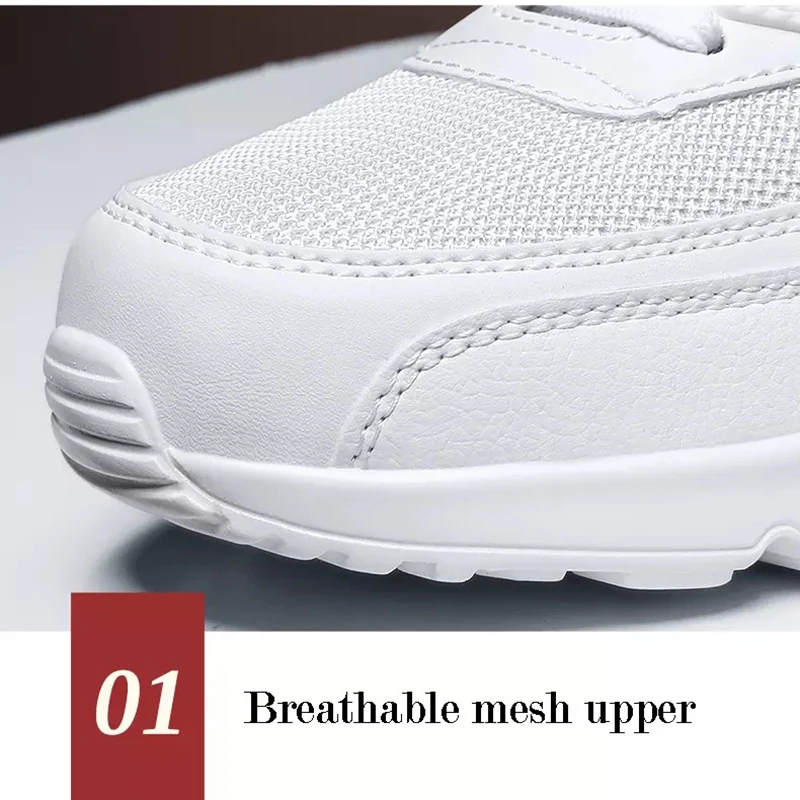 Women's sneakers fashion casual running shoes gym shoes light breathable comfort outdoor air cushion couple jogging shoes 35-44
