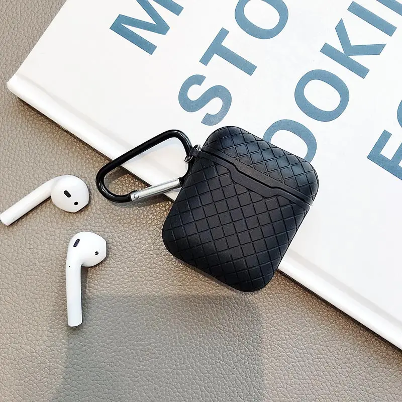 Suntaiho ТПУ силиконовый беспроводной чехол для наушников AirPods защитный чехол Мягкий противоударный чехол для Apple гарнитура для AirPods Sleev