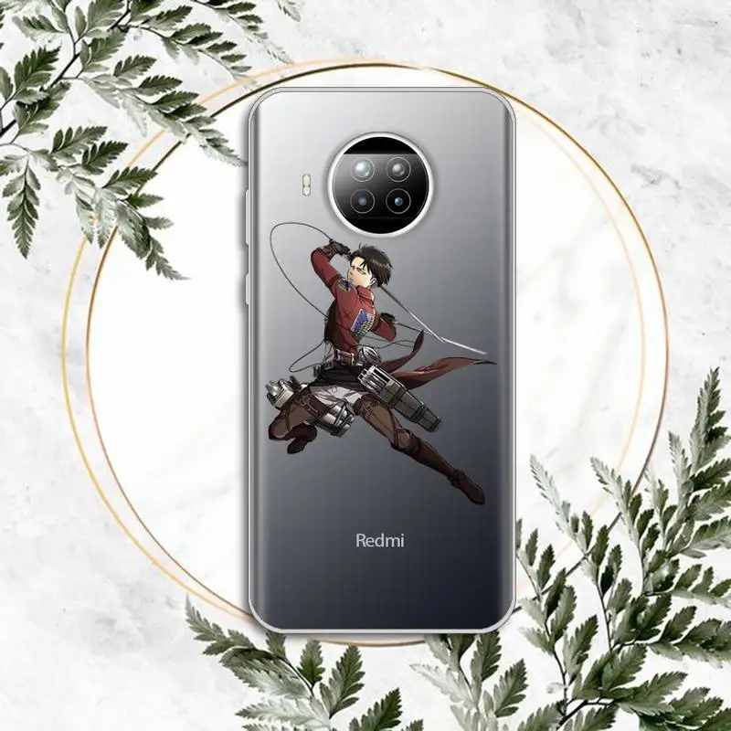 

attack on titan anime Phone Case Transparent for Huawei Xiaomi Redmi note 10 t 8 9 pro lite 11 P honor 8 10i 20 30 40 smart 2019