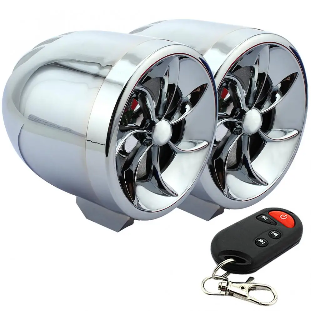 MT483 1 пара 14 Вт мотоциклетный водонепроницаемый Противоугонный MP3 динамик с