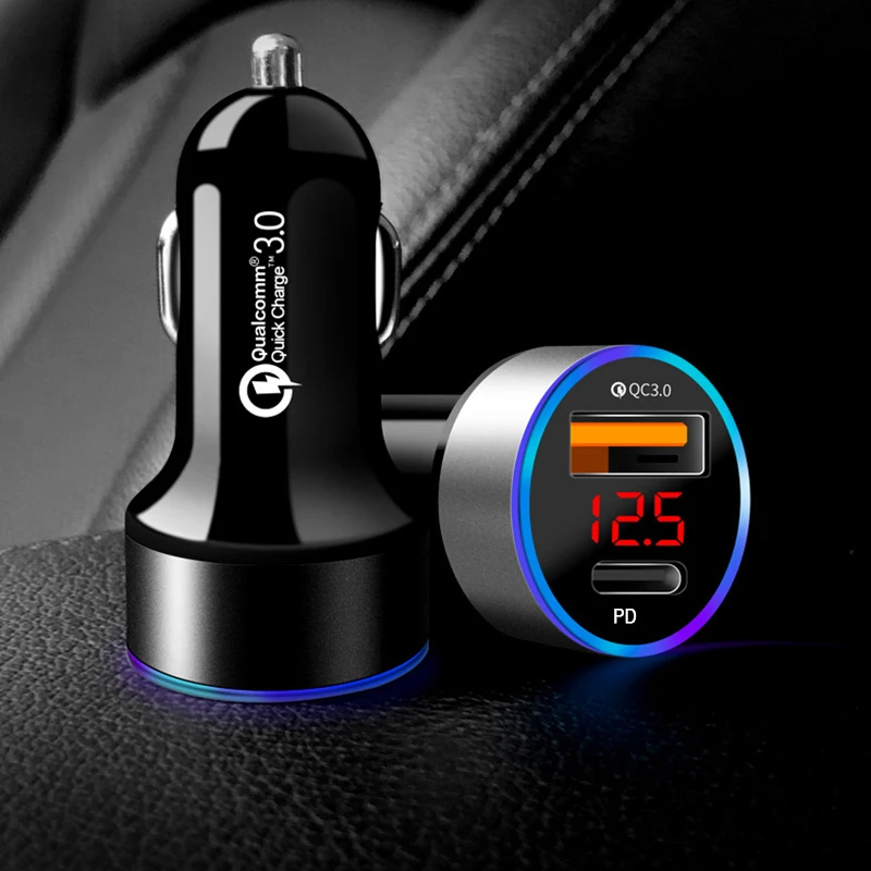 36W USB Fast Charging car charger PD Type C QC4.0 QC3.0 Wall Chargers For iPhone 12 Pro Max Macbook Xiaomi Quick Charger | Мобильные