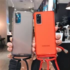 Кросс-боди ожерелье ремешок Ремешок Шнур чехол для телефона для Xiaomi Mi 8-9T 9 CC9 A3 Примечание 10 Poco M2 X2 мягкий чехол для телефона Redmi Note 9 10X