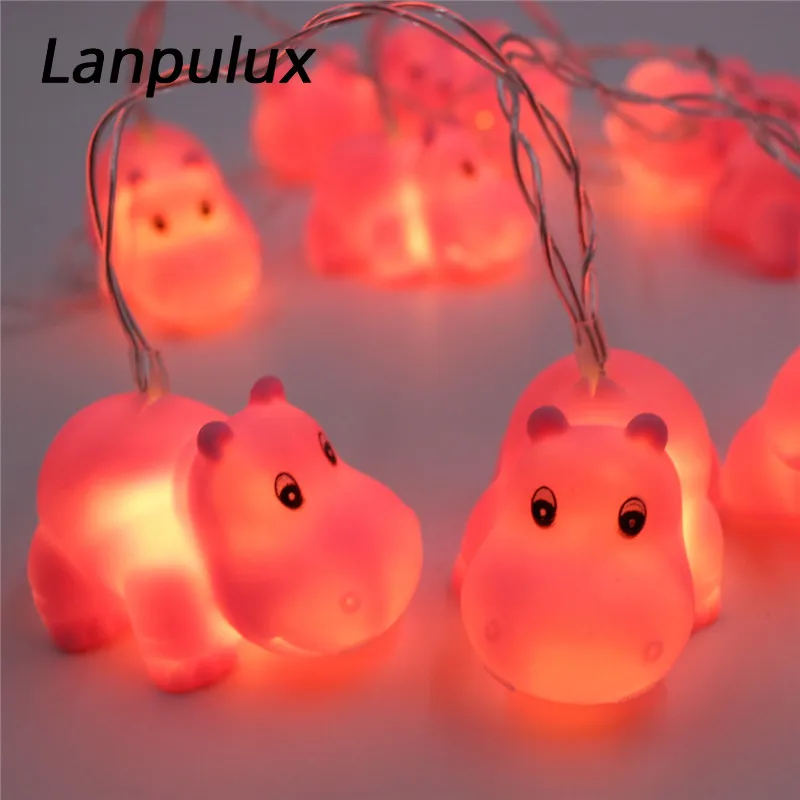 Lanpulux милые животные гирлянда праздничное украшение для вечеринки единорог утка
