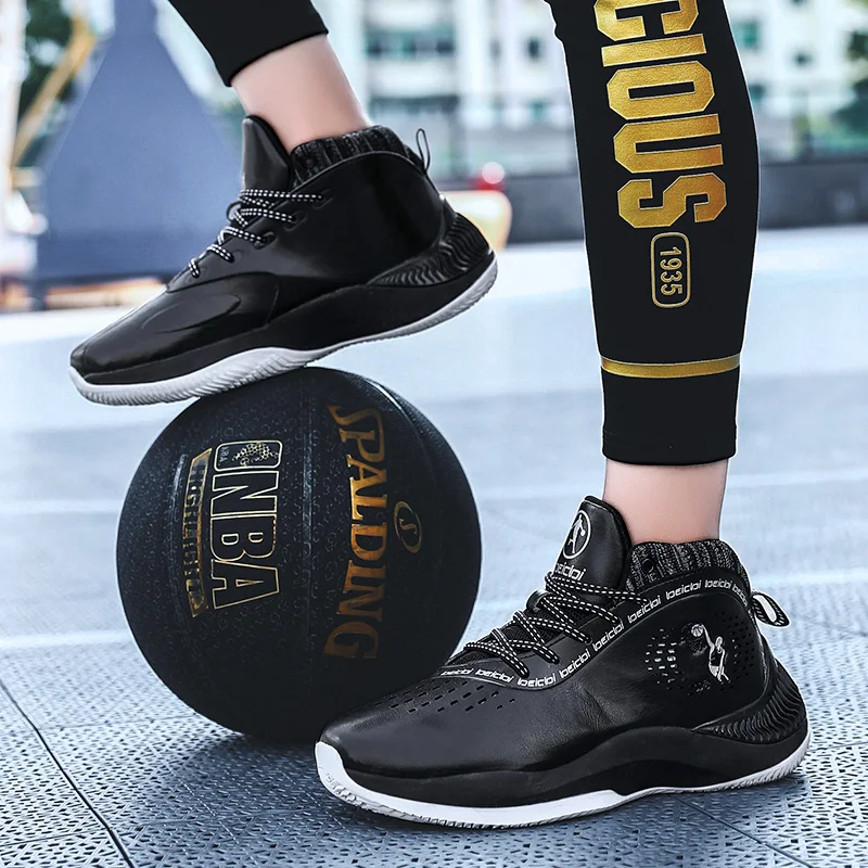 Джордан Баскетбольная обувь удобные высокие тренировочные Ботинки Ботильоны