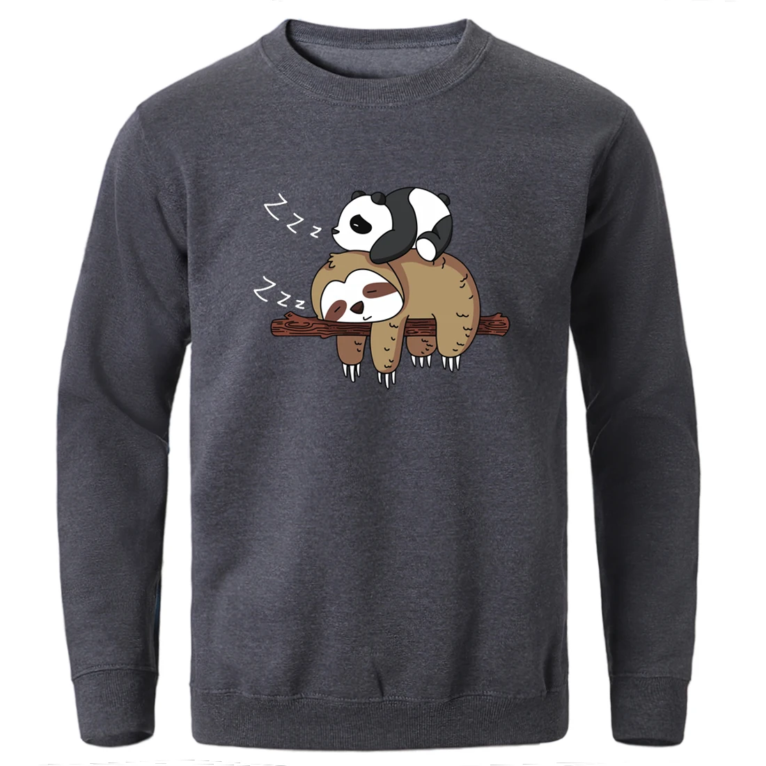 Мужские толстовки с рисунком милой панды и бриллиантов пуловер 2020 Зимние