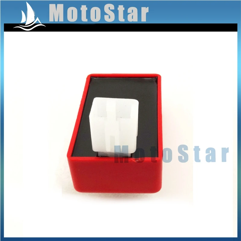 Коробка зажигания переменного тока 5 контактов красная для двигателя XR50 CRF50 50cc 70cc