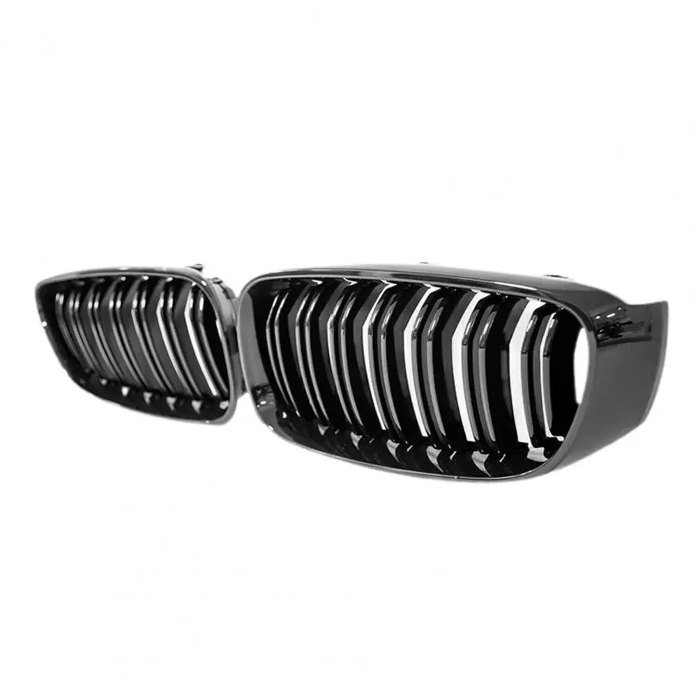 

1Pair Auto Front Grilles Glossy Black Grills 51137294803 51137294804 for BMW 3 Series F34 GT 14-16