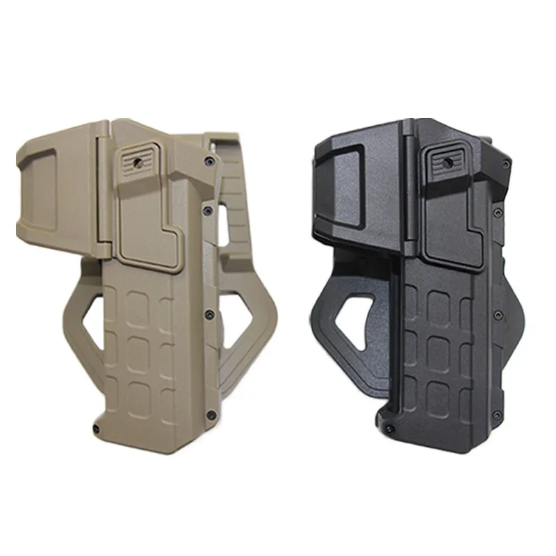 

Tactical Colt 1911 Movable Gun Holster Right Hand Airsoft Pistol Belt Gun Case With Flashlight Laser Outdoor Hunting Accessories