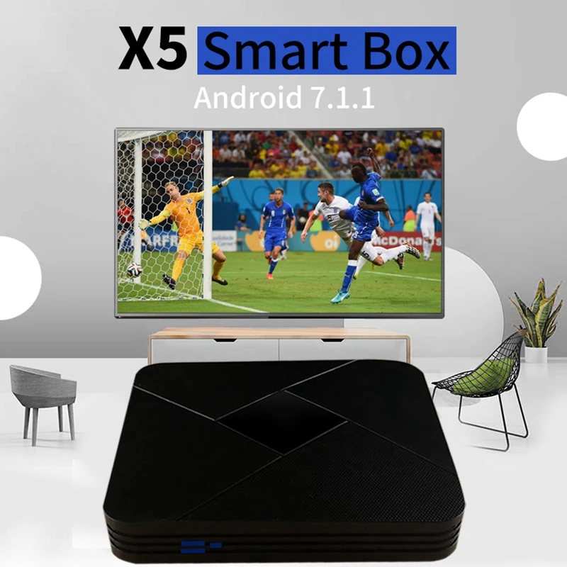 X5 Mini Android 7 1 ТВ-приставка ГБ/8 ГБ S905X 2 4 ГГц WiFi HD медиаплеер | Электроника