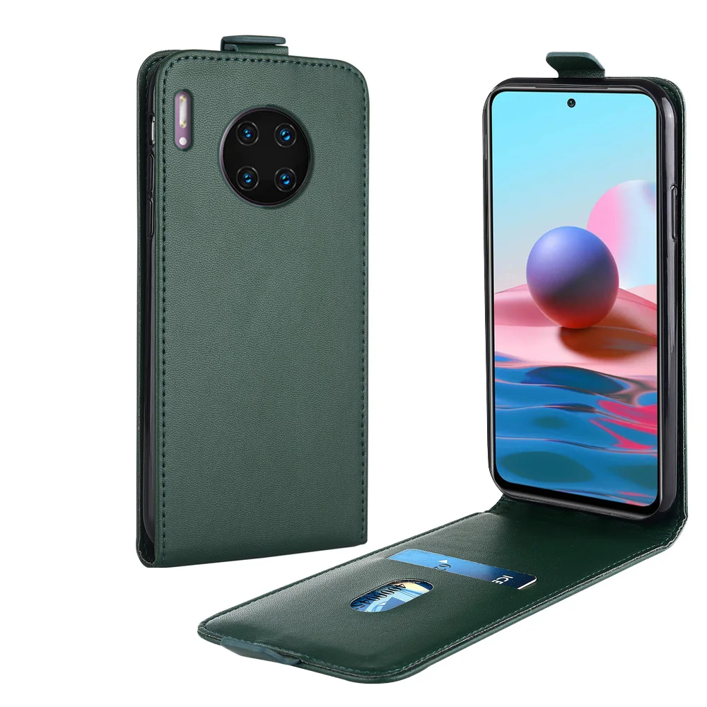 

Кожаный чехол-книжка с вертикальной крышкой для Huawei Mate 30 Pro