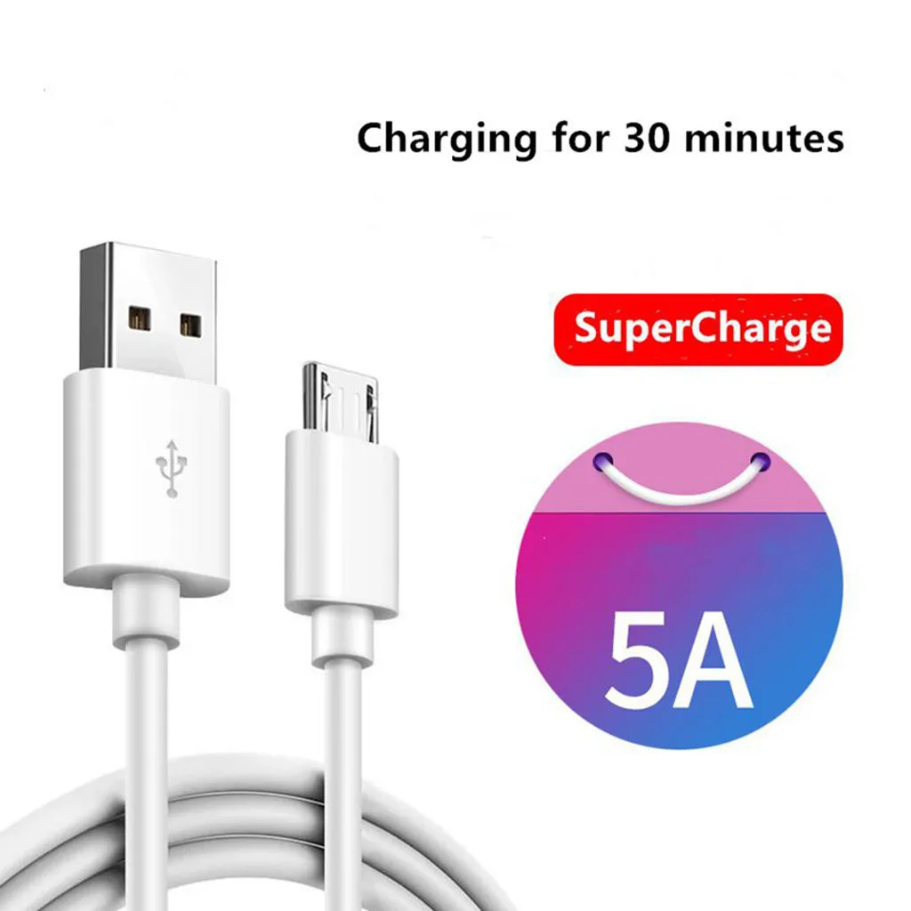 Кабель для передачи данных CARPRIE Micro USB 5 А быстрая зарядка 1 м 2 Samsung Huawei powerbank 031814 2020| |