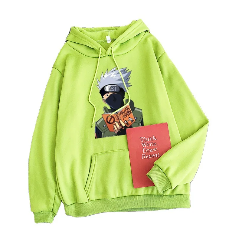 

COFUN Hot Anime Hatake Kakasi Printed Fashion Hoodies Pullover Harajuku Hooded Sweatershirt Unisex