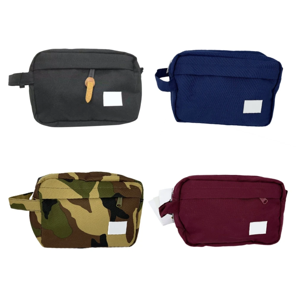 

Zipper Toiletry Bag Portable Makeup Lipstick Key Earphone Data Cables Organizer Canvas Storage Bag Pouches