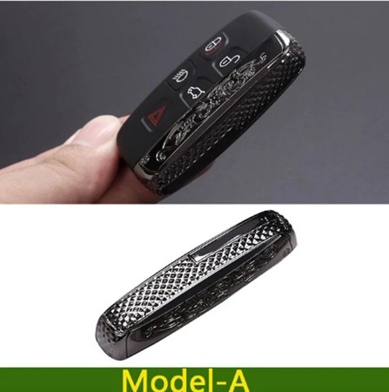 Model A Для Range Rover автобиография Vougue SE Range Rover Sport Velar Evoque хромированный уникальный дизайн 5 чехол для ключей с кнопками корпус автомобильный-Стайлинг - Название цвета: Model A