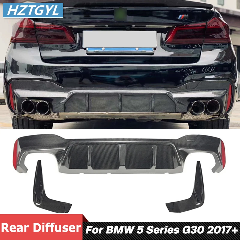 

3d-стиль, материал из углеродного волокна, рандомный для BMW 5 серии G30 G38 530Li MT M5 F90, комплект кузова автомобиля 2017 и выше