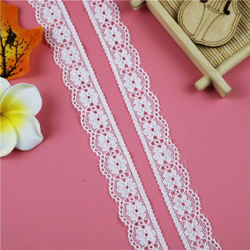 18 мм 5 ярдов кружевные ленты с отделкой свадебное украшение ручной работы вышитое