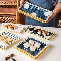 ceramic dinner plates japanese sushi fruit salad dishes creative dessert cake snack serving tray food container kitchen supplies