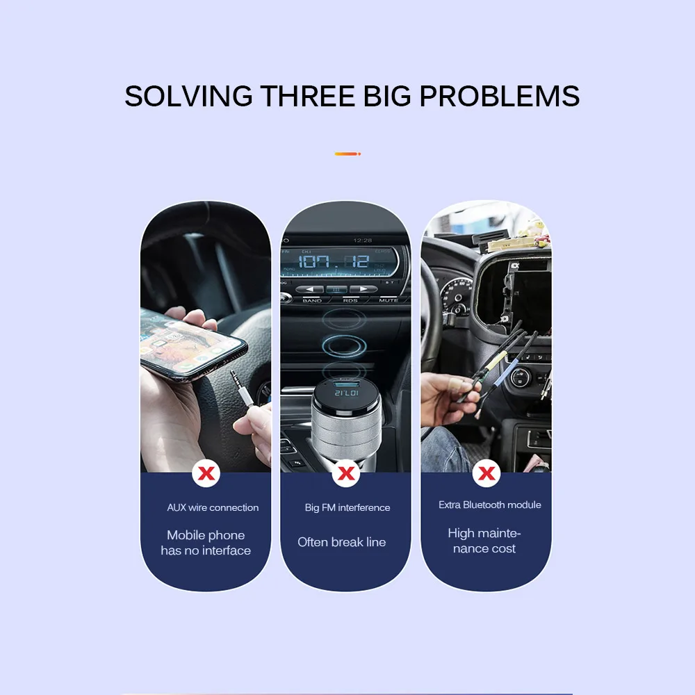 Автомобильный приемник Aux Bluetooth 5 0 для разъема 3 мм SBC/AAC колонок аудио музыкальный
