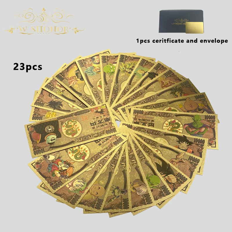 Лучшая цена за 23 вида японских аниме серии Dragon Z пластиковая карта для банкнот