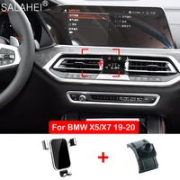 mobile phone holder for bmw x5 x7 2019 2020 air vent gps interior dashboard cell stand support car accessories phone bracket