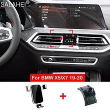 Mobile Phone Holder For BMW X5 X7 2019 2020 Air Vent GPS Interior Dashboard Cell Stand Support Car Accessories Phone Bracket Mobile Phone Holder For BMW X5 X7 2019 2020 Air Vent GPS Interior Dashboard Cell Stand Support Car Accessories Phone Bracket