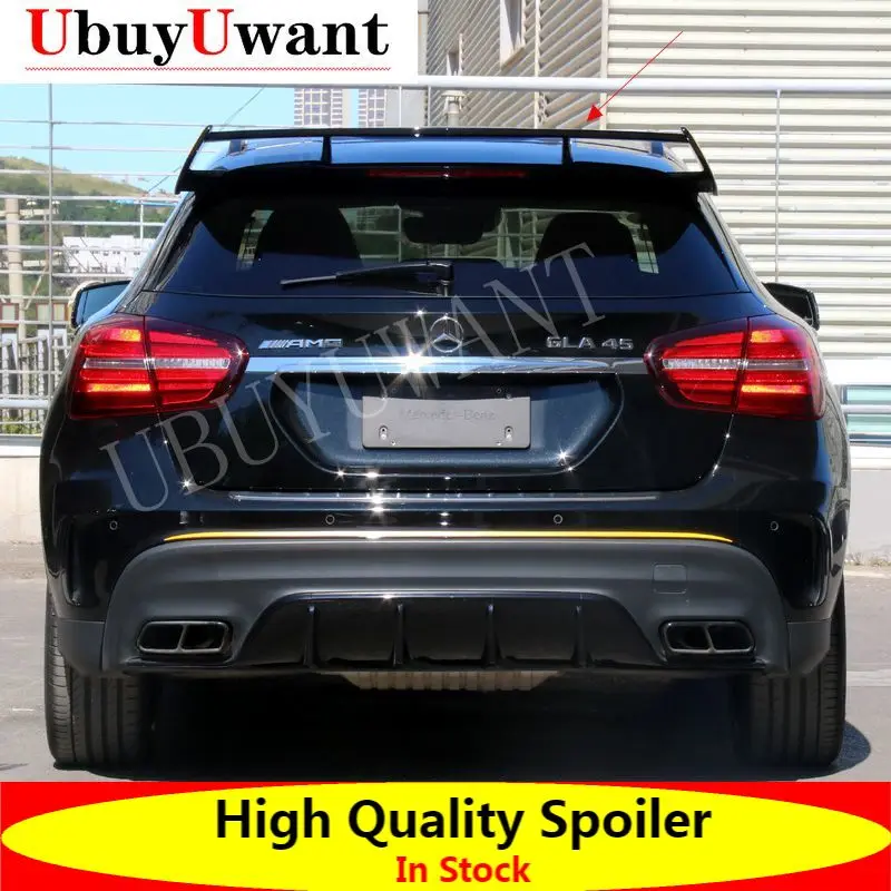 

Задний багажник спойлер для Mercedes-Benz GLA класса X156 GLA45 AMG GLA200 GLA220 GLA250 GLA260 2014-2018 автомобильное украшение в виде хвостового крыла