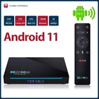 Новый H96 Max 3566 Android 11 ТВ коробка 2,4 г 5G Wi-Fi ТВ коробка помощник Youtube Декодер каналов кабельного телевидения Media Player 4K смарт ТВ коробка