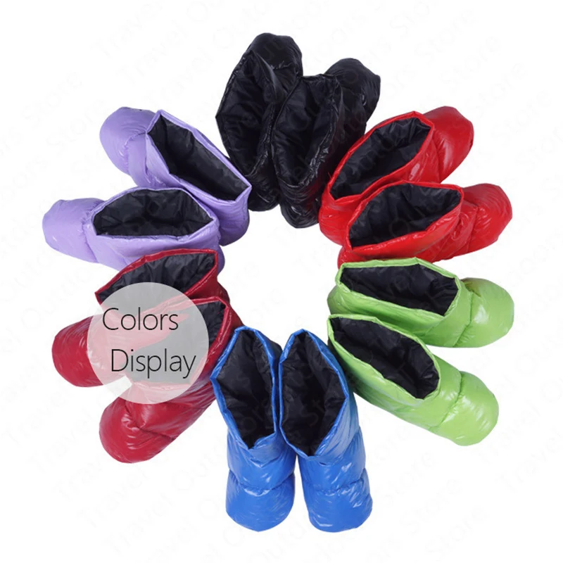 Теплые зимние туфли AEGISMAX на утином пуху противоскользящие для дома и улицы