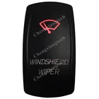 Стеклоочистителей лобового стекла автомобиля Лодка Красный светодиод Lasor 7 контактов 3 пути Кулисный Переключатель ВКЛВЫКЛ на 12v 24v морской для Лиги генератора сигналов произвольной формы Нарвская 4x4