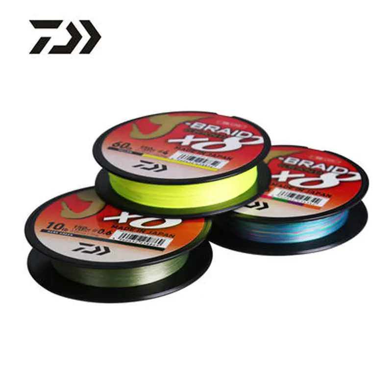Новинка DAIWA J-BRAID 135 м X8 плетеная леска PE темно-зеленая Сделано в Японии