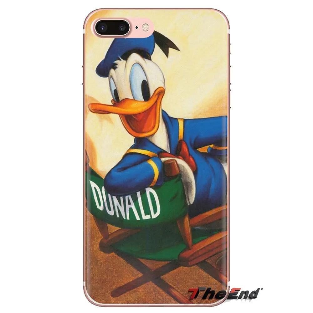 Cartoon Super Donald Duck Art Silicone Phone Skin Case For Samsung Galaxy S3 S4 S5 Mini S6 S7 Edge S8 S9 S10 Plus Note 3 4 5 8 9 |