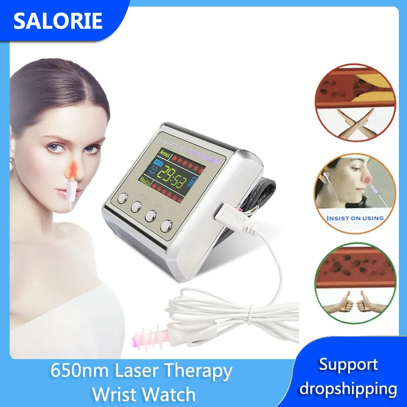 Лазерные часы LLLT для лечения диабета ринита холестерина гипертонии мозговой