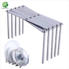 Телескопическая стойка для паровой посуды Holaroom, многофункциональный регулируемый держатель для посуды, креативная подвесная полка