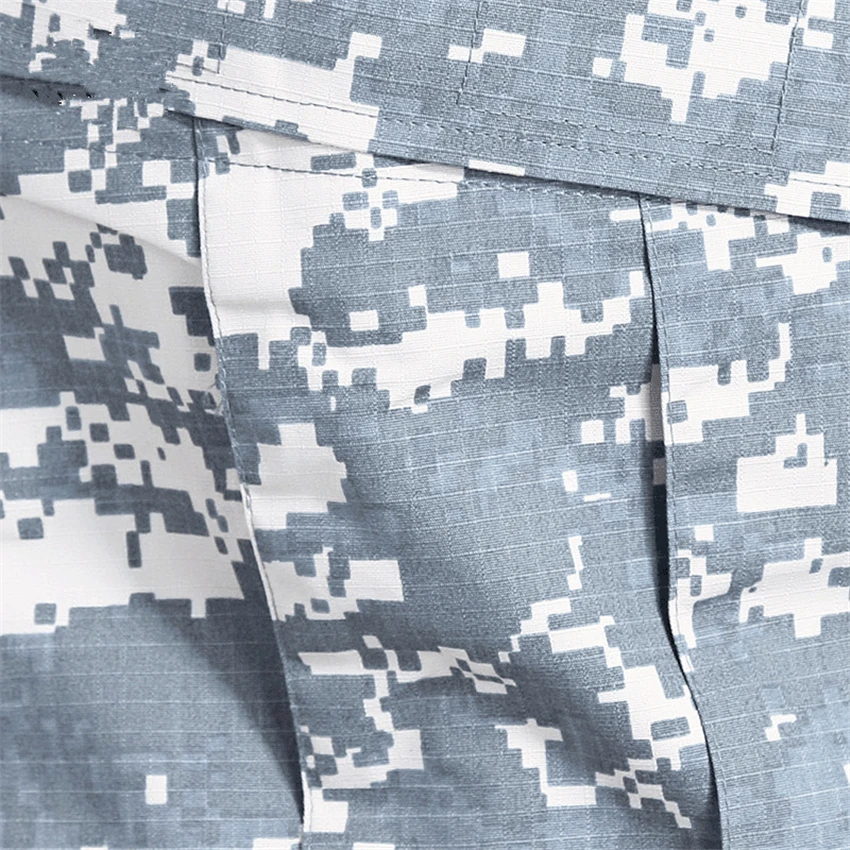 Мужская Военная униформа тактическая одежда армейская футболка камуфляжная