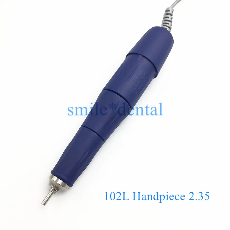 102L Handpiece 2.35 35000 об/мин сильный 210 микромотор Стоматологическая Лаборатория Микро Мотор 102L наконечник электрический ногтей дрель машина - Цвет: 102L Handpiece 2.35